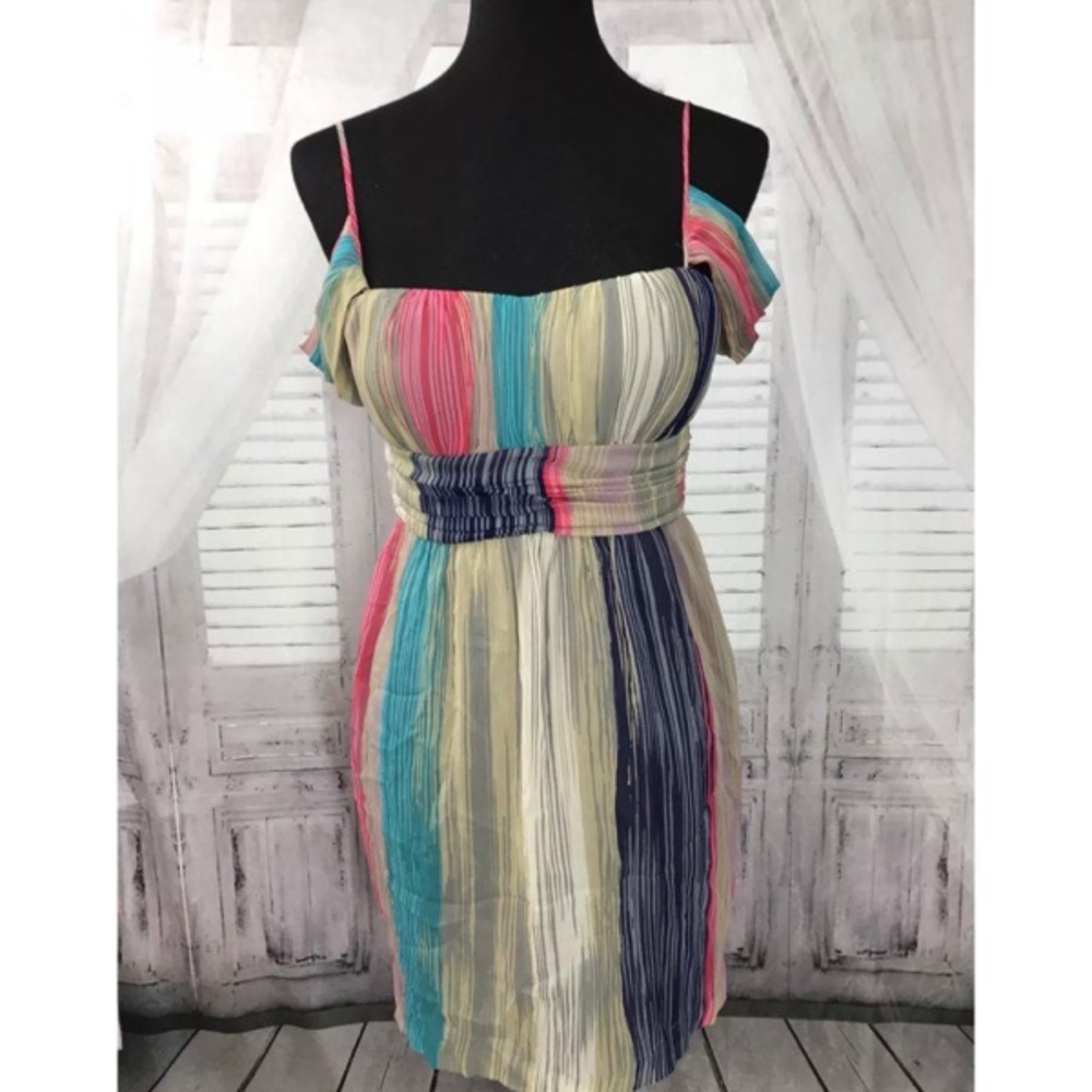 Nwt Bcbgeneration Womens Cold Shoulder Dress Sz 4 - image 1